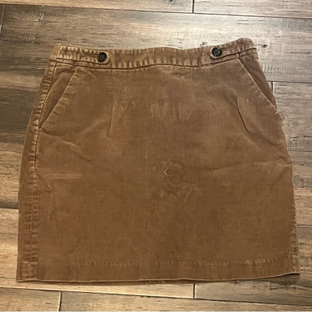 Banana Republic Tan Corduroy Mini Skirt Size 2